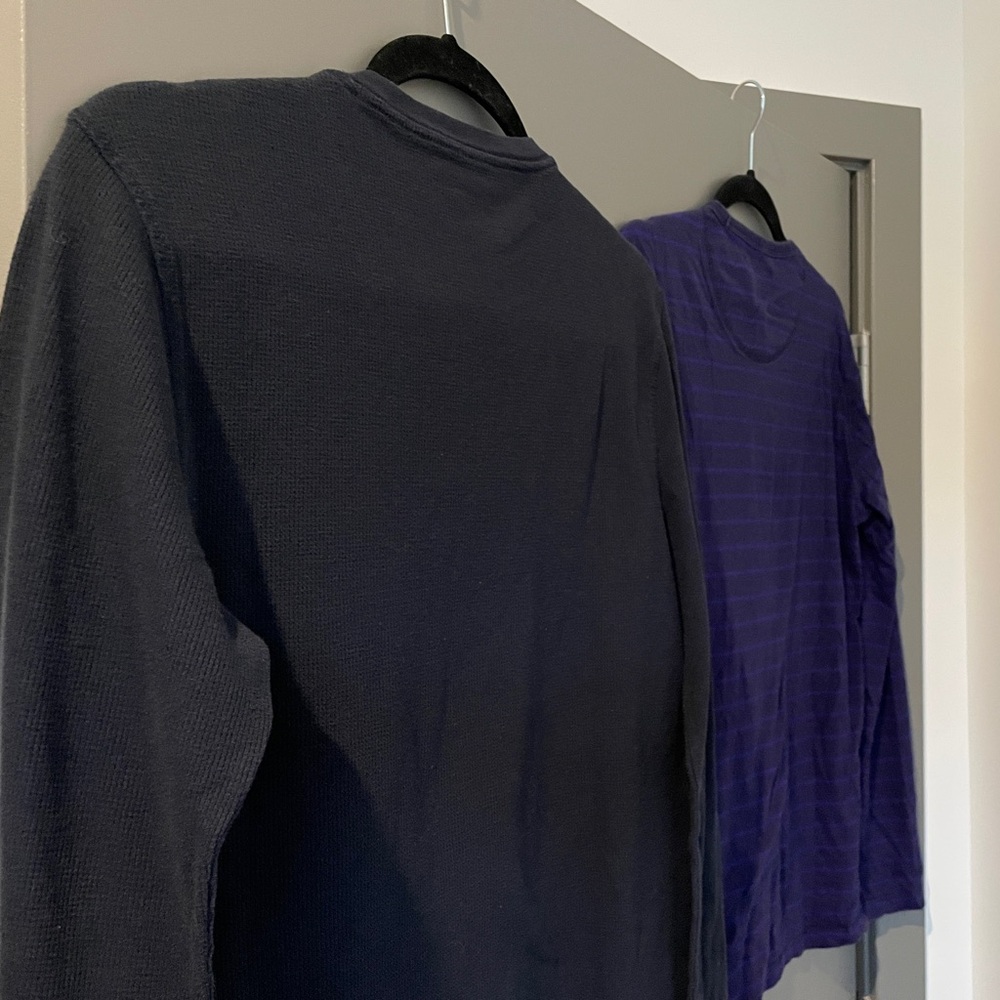 Bundle of waffle long-sleeve shirts - Picture 6 of 8